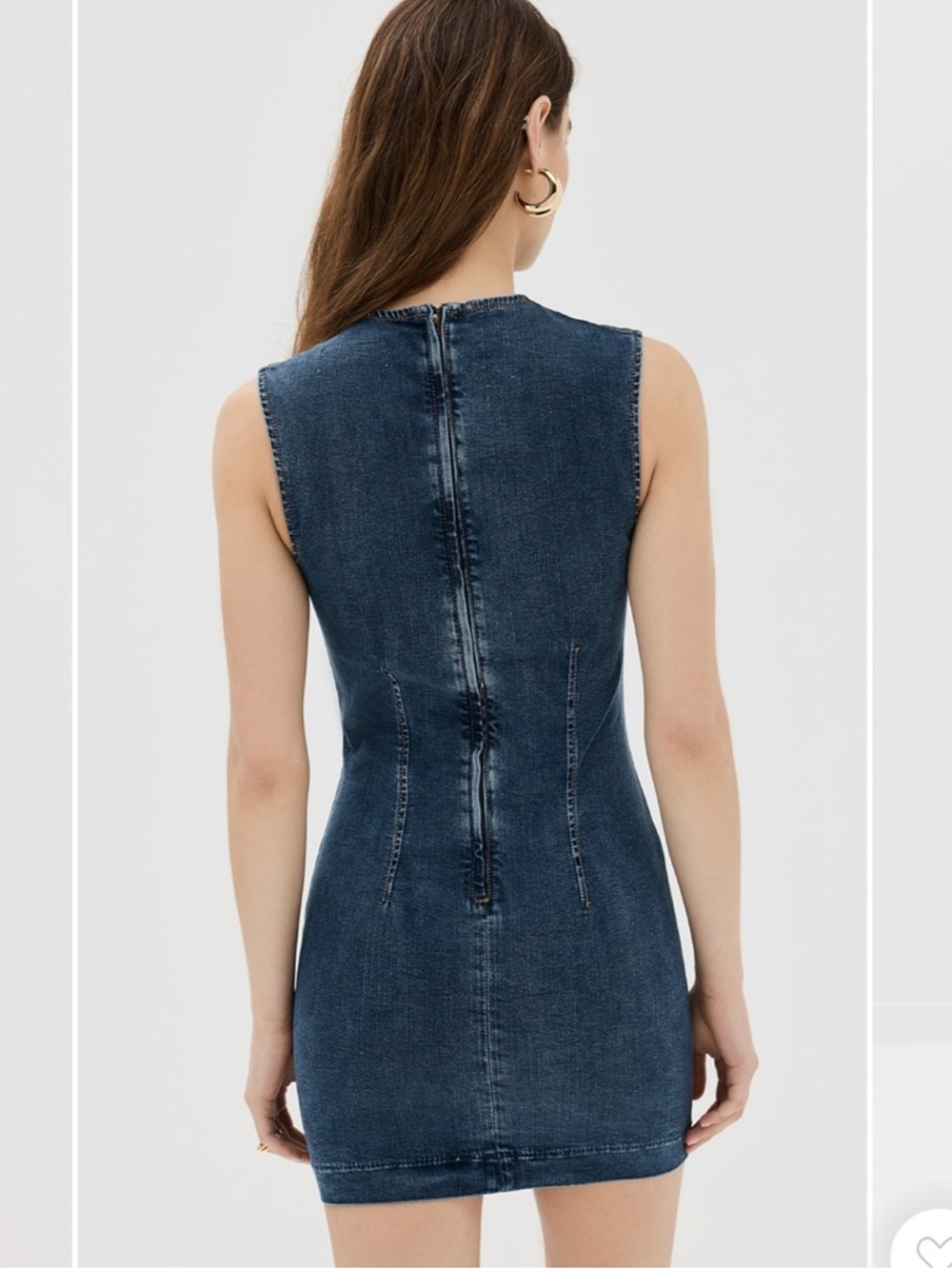Reformation Kendi Mini Denim Dress - Picture 6 of 7